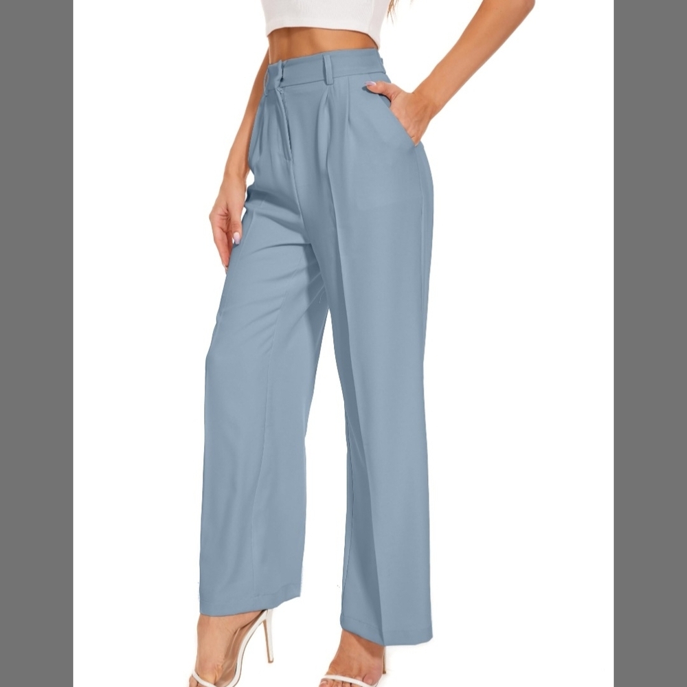 FUNYYZO Women's Wide Leg Pants